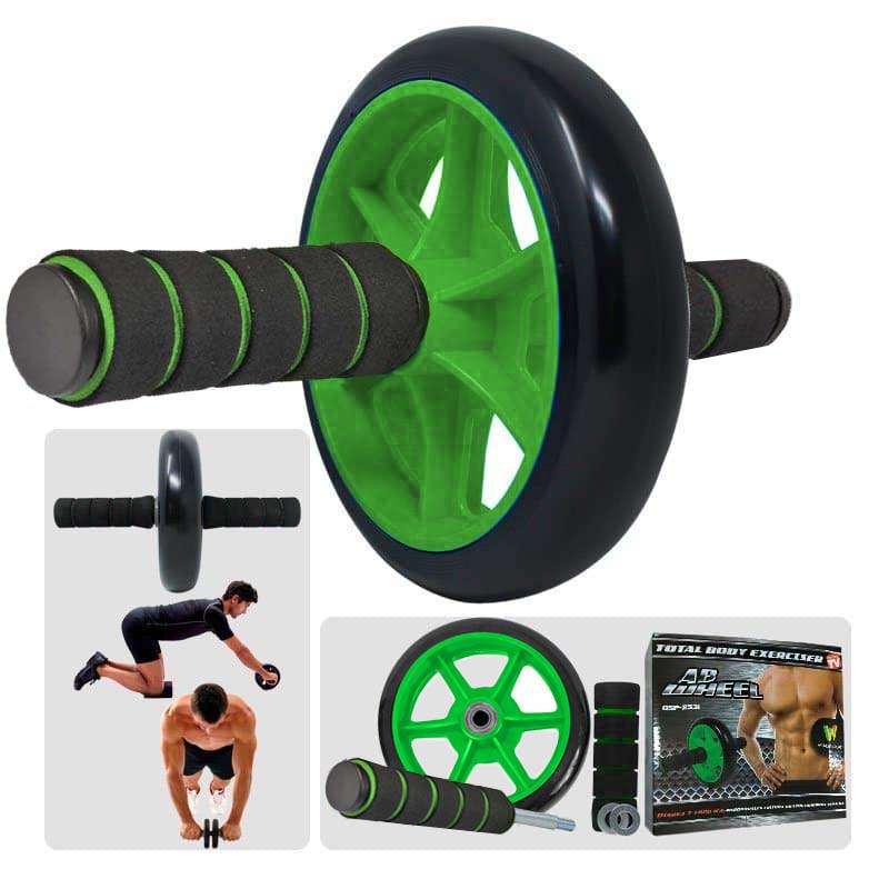 Vista 2 de Rodillo Rueda Abdominal - Color: Verde